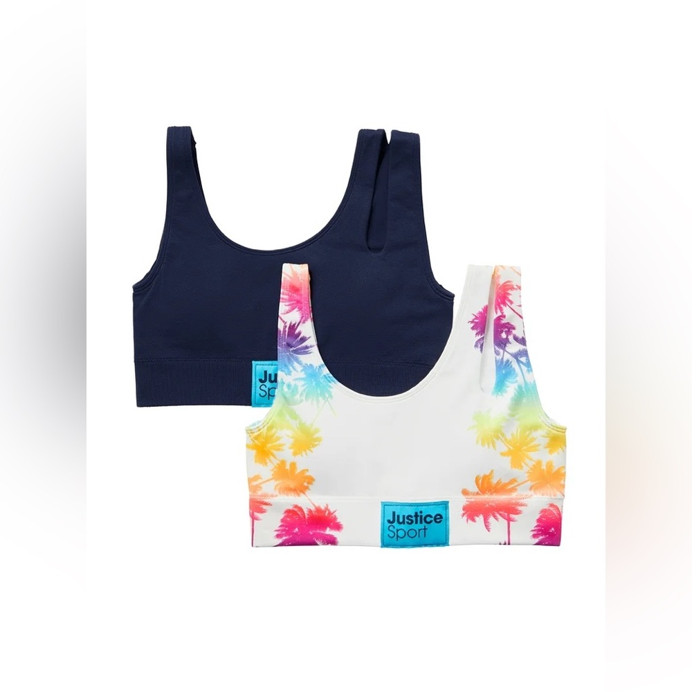 Justice Girls Cutout Bra, 2Pk